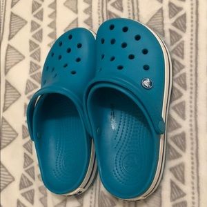 Turquoise CROCS